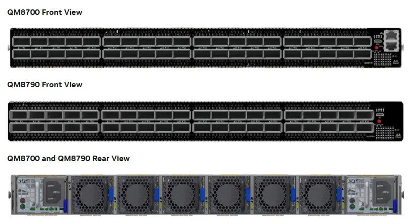 Performances réseau améliorées Mellanox Mqm8790-HS2r Quantum Hdr Infiniband Switch 40 ports Qsfp56 Nvidia 1