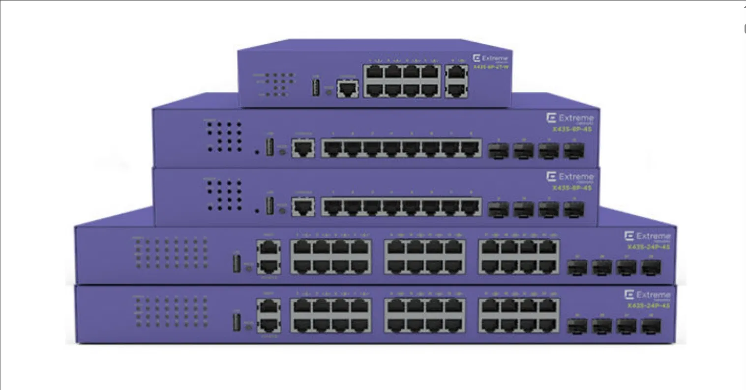 Commutateur réseau Mellanox haute performance Extreme X435-8p-4s Commutateur réseau pour une connectivité rapide 0