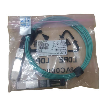 Nvidia Mfs1s00-Hxxxv 200GB/S Qsfp56 Mmf Aoc Mfs1s00-H010e Câble optique actif, jusqu'à 200 Gbps, de Qsfp56 à Qsfp56