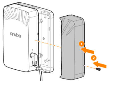 Support multiple R3V58A AP-500H-MNT1 de points d'accès sans fil d'Aruba de bâti de mur