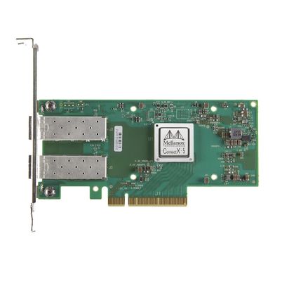 En de câble faite sur commande de la carte MCX512A-ACAT ConnectX-5 de SFP Pcie de carte d'Ethernet de Mellanox 10gb