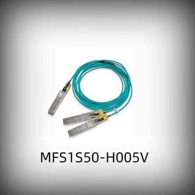 Le câble Mellanox AOC à faible latence MFS1S00-H020E Splitter Cable Ethernet 200GbE à 2x100GbE 20m