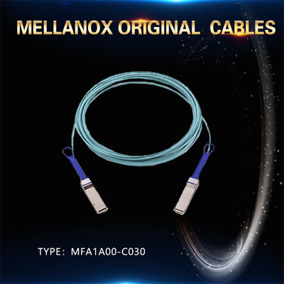 MFS1S00-H030V ((980-9I440-00H030) câble réseau Aoc IB HDR jusqu'à 200 Gb/s QSFP56 30m 200 Gbbase-AOC QSFP56 à QSFP56