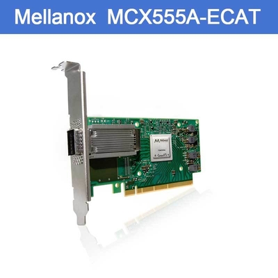 Adaptateur de la carte réseau ConnectX-5 VPI de MCX555A-ECAT Mellanox EDR/100GbE