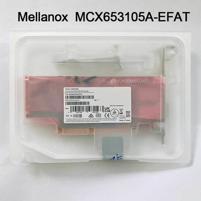 adaptateur de la carte réseau ConnectX-6 VPI de 100g MCX653105A-EFAT Mellanox pour le serveur
