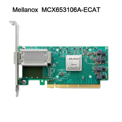100 g HDR Infiniband Mellanox 100 g Nic Interface réseau QSFP56 MCX653106A-ECAT