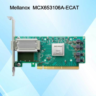 100 g HDR Infiniband Mellanox 100 g Nic Interface réseau QSFP56 MCX653106A-ECAT