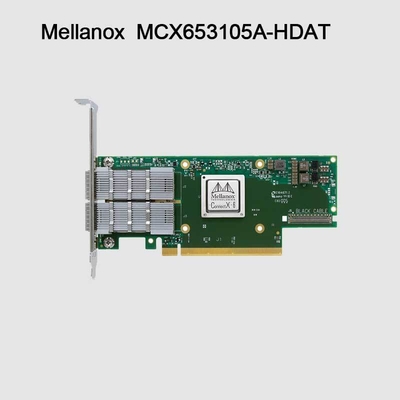 carte Nic Network Interface MCX653105A-HDAT ConnectX-6 de 200GbE Mellanox SFP Pcie