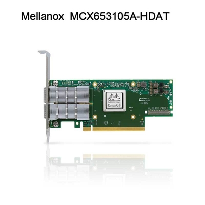 carte Nic Network Interface MCX653105A-HDAT ConnectX-6 de 200GbE Mellanox SFP Pcie