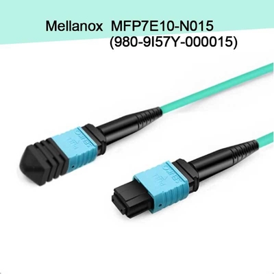 MFP7E10-N015 ((980-9I57Y-000015) Mellanox AOC MPO-12/APC-To MPO12/APC 8 Fibres 15M