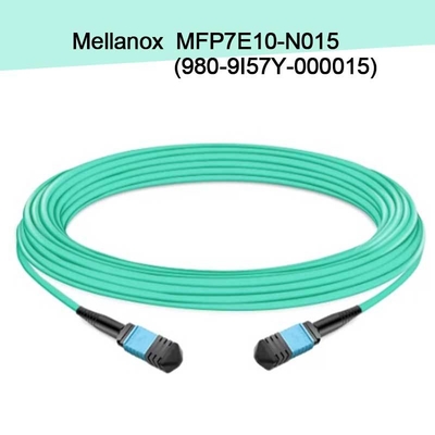 MFP7E10-N015 ((980-9I57Y-000015) Mellanox AOC MPO-12/APC-To MPO12/APC 8 Fibres 15M