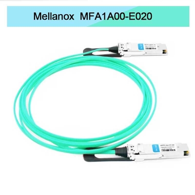 Nvidia Mfa1a00-Xxxx 100GB/S Qsfp28 Mmf câble optique actif Mfa1a00-E020 câble à fibre active Ib EDR 100GB/S