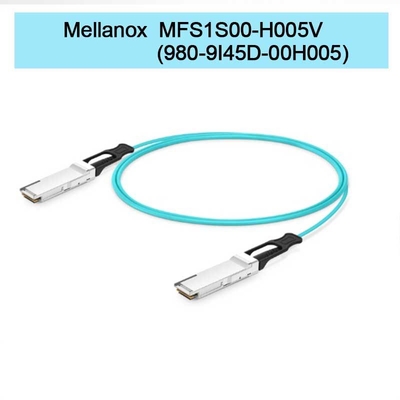 MFS1S00-H005V ((980-9I45D-00H005) Aoc câble optique actif jusqu'à 200 Gb/s IB HDR QSFP56 5m