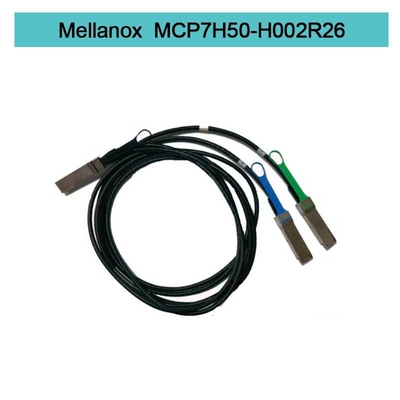 Câble 200Gb/S de MCP7H50-H002R26 Mellanox Infiniband à 2x100Gb/S 2.0m