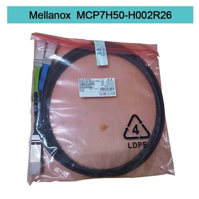 Câble 200Gb/S de MCP7H50-H002R26 Mellanox Infiniband à 2x100Gb/S 2.0m