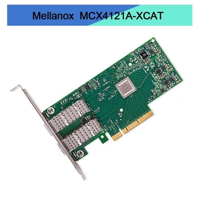 Carte réseau 10GbE SFP28 à double accès PCIe3.0 X8 d'en Mellanox de MCX4121A-XCAT ConnectX-4 Lx