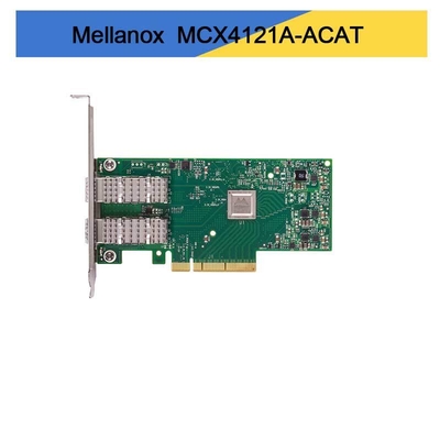 Network interface card à double accès MCX4121A-ACAT d'en 25GbE SFP28 PCIe3.0 X8 de Mellanox ConnectX-4 Lx