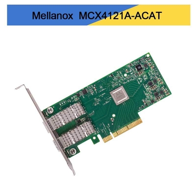 Network interface card à double accès MCX4121A-ACAT d'en 25GbE SFP28 PCIe3.0 X8 de Mellanox ConnectX-4 Lx
