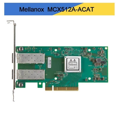 MCX512A-ACAT Mellanox ConnectX-5 EN Carte d'interface réseau 10/25GbE à double port SFP28