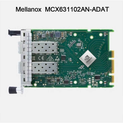 25GB Nic Mellanox Network Card MCX631102AN-ADAT SFP28 à double accès PCIE 4,0 X8