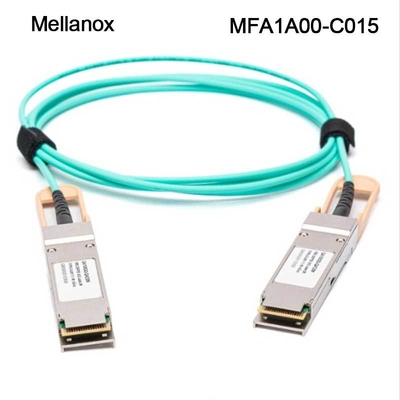 câble Ethernet MFA1A00-C015 15m de 100GbE QSFP LSZH Mellanox AOC