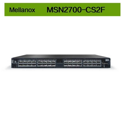 MSN2700-CS2F Spéctrum de commutation Mellanox basé sur une plateforme Ethernet ouverte 100GbE à 32 ports