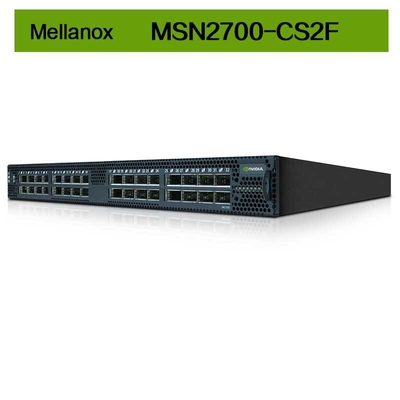 MSN2700-CS2F Spéctrum de commutation Mellanox basé sur une plateforme Ethernet ouverte 100GbE à 32 ports