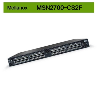 MSN2700-CS2F Spéctrum de commutation Mellanox basé sur une plateforme Ethernet ouverte 100GbE à 32 ports