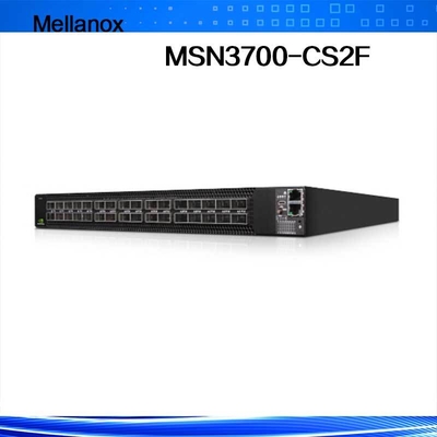 Alimentations d'énergie du commutateur de réseau de FDR Mellanox MSN3700-CS2F 100GbE 1U 2 (C.A.)