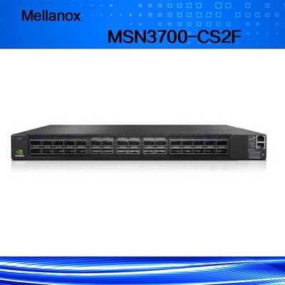 Alimentations d'énergie du commutateur de réseau de FDR Mellanox MSN3700-CS2F 100GbE 1U 2 (C.A.)