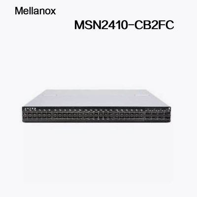 MSN2410-CB2FC Commutateur réseau Mellanox sN2410Mellanox Cumulus Linux 48 ports SFP28 8 ports QSFP28
