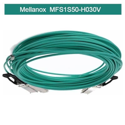 Infiniband Mellanox AOC MFS1S50-H030V VPI HDR & ETH 2x100Gb/S 30M QSFP56 nouveau et original