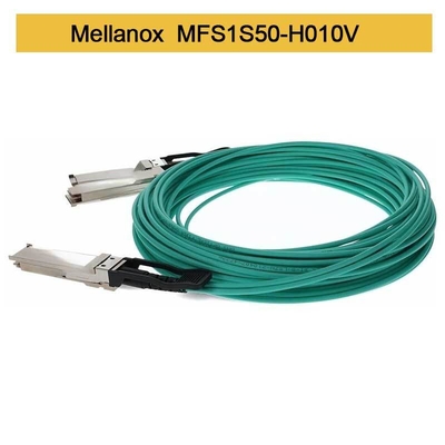 MFS1S50-H010V 200GbE au câble optique actif InfiniBand de la fibre 2x100GbE câble le câble de Mellanox AOC