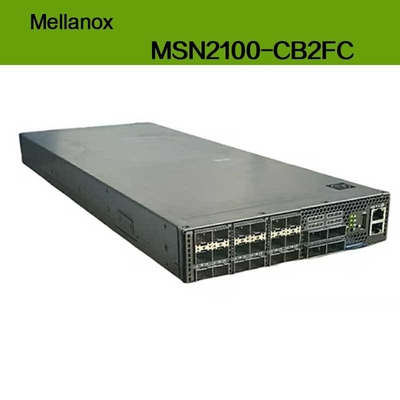 MSN2100-CB2FC Nvidia Spectrum 100gbe 1u Commutateur 1g Vitesse maximale Cumulus Linux 16 Qsfp28 Ports 2 AC Psus X86 2 cœurs courte profondeur P2c Airflow
