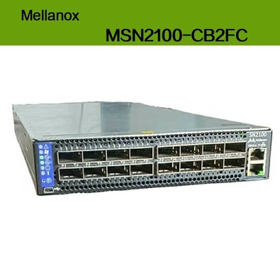 MSN2100-CB2FC Nvidia Spectrum 100gbe 1u Commutateur 1g Vitesse maximale Cumulus Linux 16 Qsfp28 Ports 2 AC Psus X86 2 cœurs courte profondeur P2c Airflow