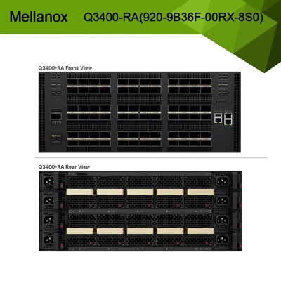 Commutateur Infiniband XDR basé sur Quantum-3 Q3400-RA 920-9B36F-00RX-8S0 4U 144 ports XDR sur 72 cages OSFP 8 alimentations
