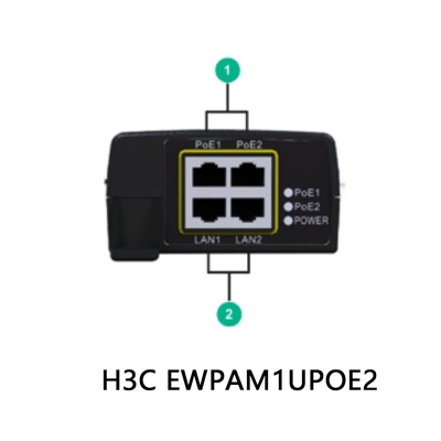 H3c Ewpam1upoe2 60 ports 55W-1V-1.1A-DC Adaptateur réseau > 200Mbps Carton
