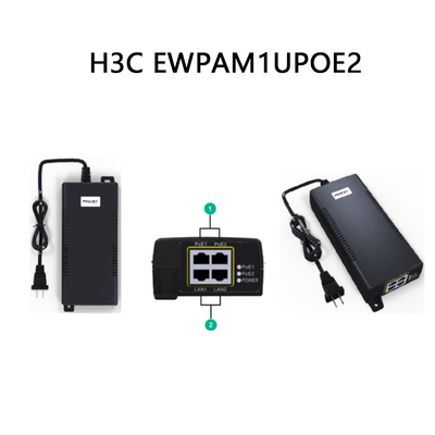 H3c Ewpam1upoe2 60 ports 55W-1V-1.1A-DC Adaptateur réseau > 200Mbps Carton