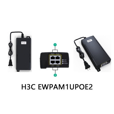 H3c Ewpam1upoe2 60 ports 55W-1V-1.1A-DC Adaptateur réseau > 200Mbps Carton