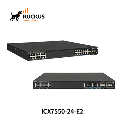 Commutateur Ruckus Icx7550-24-E2 avancé avec 24 ports pour une connectivité transparente