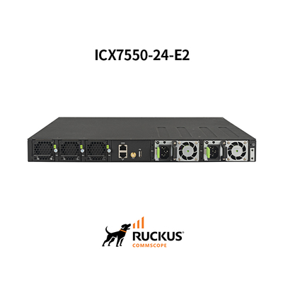 Commutateur Ruckus Icx7550-24-E2 avancé avec 24 ports pour une connectivité transparente