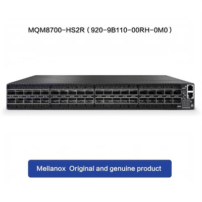 MQM8700-HS2F Commutateur quantique Mellanox HDR 40 ports 200 Gbit/S 40 ports à bande infrarouge