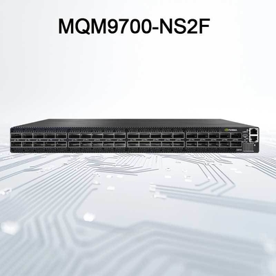 Commutateur de réseau d'InfiniBand MQM9700-NS2F Mellanox 1U NDR 400Gb/S pour le serveur