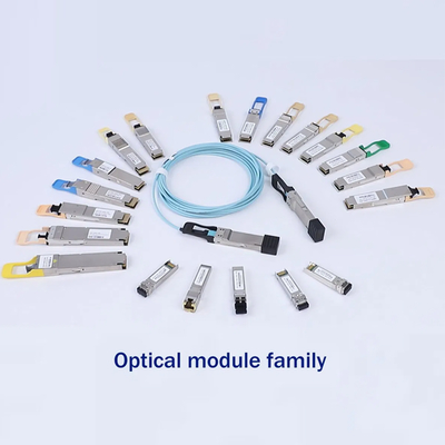 Module émetteur-récepteur optique QSFP56 SR4 CDR 200G 100m sur fibre Om4 / 70m sur fibre Om3 Interconnexion informatique haute performance pour centres de données