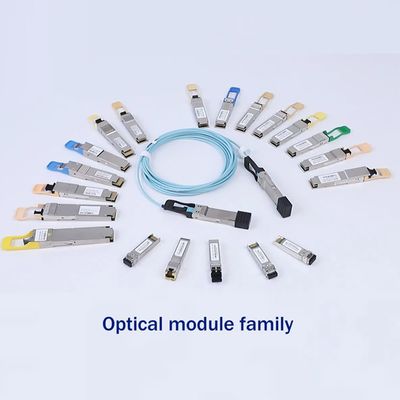 Module émetteur-récepteur optique 200G QSFP56 SR4 AOC Câble 3m Pour Ethernet 200G OM4 MMF, Faible consommation, Conforme CMIS