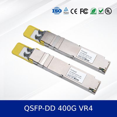 Module d'émetteur-récepteur optique 400G QSFP-DD VR4 à portée de 50 m, PAM4, CMIS 5.0