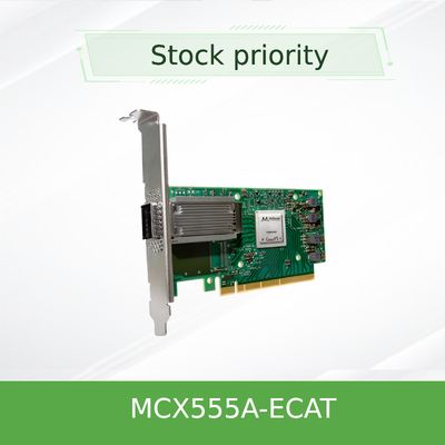 Adaptateur de la carte réseau ConnectX-5 VPI de MCX555A-ECAT Mellanox EDR/100GbE