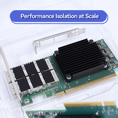 ConnectX-5 VPI Adaptateur Carte réseau Mellanox EDR IB 100GbE à double port QSFP28 PCIe3.0 MCX556A-ECAT