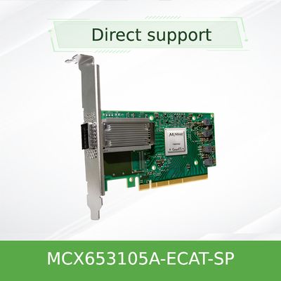 carte réseau MCX653105A-ECAT-SP MCX653106A-ECAT de 10gb Mellanox
