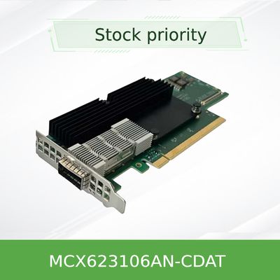 Carte réseau MCX623106AN-CDAT d'en 100GbE de NIC ConnectX-6 Dx d'adaptateurs d'Ethernet de QSFP56 Mellanox